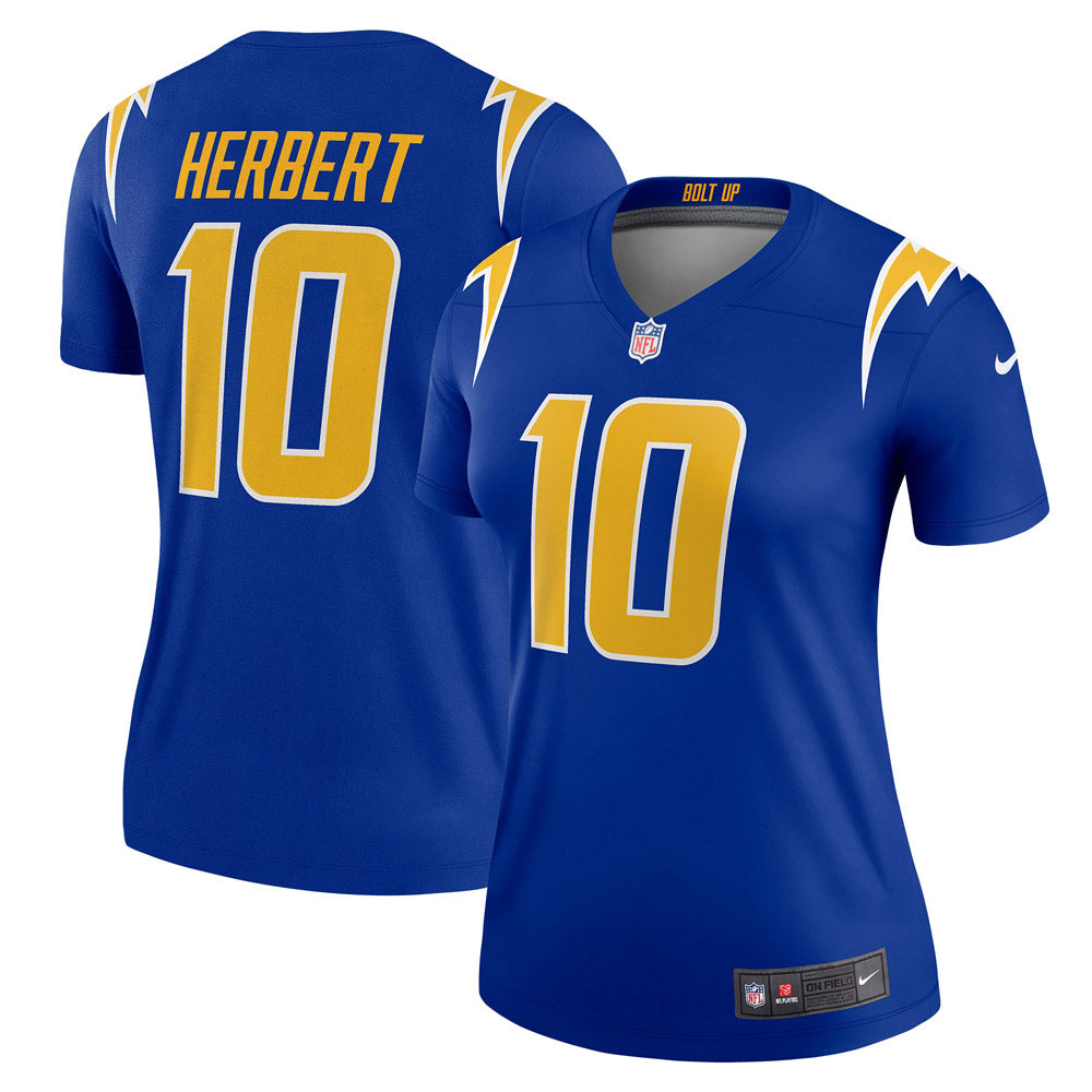 Women's Los Angeles Chargers Justin Herbert Legend Jersey Royal Blue