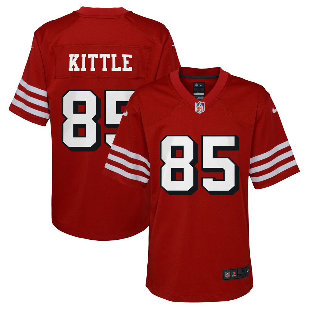Youth San Francisco 49ers George Kittle Alternate Game Jersey Scarlet