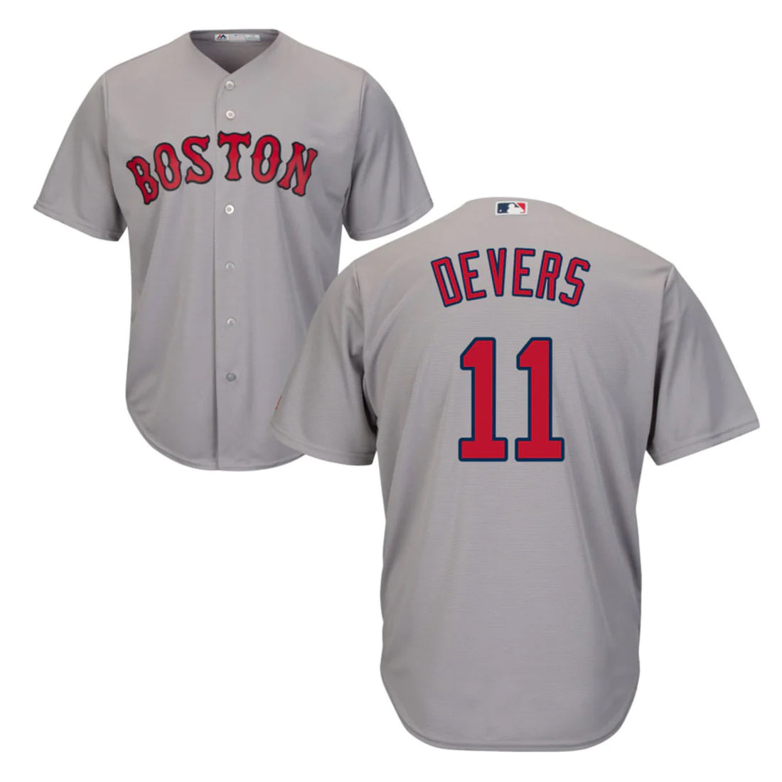 Mens Boston Red Sox Rafael Devers Cool Base Replica Jersey Grey